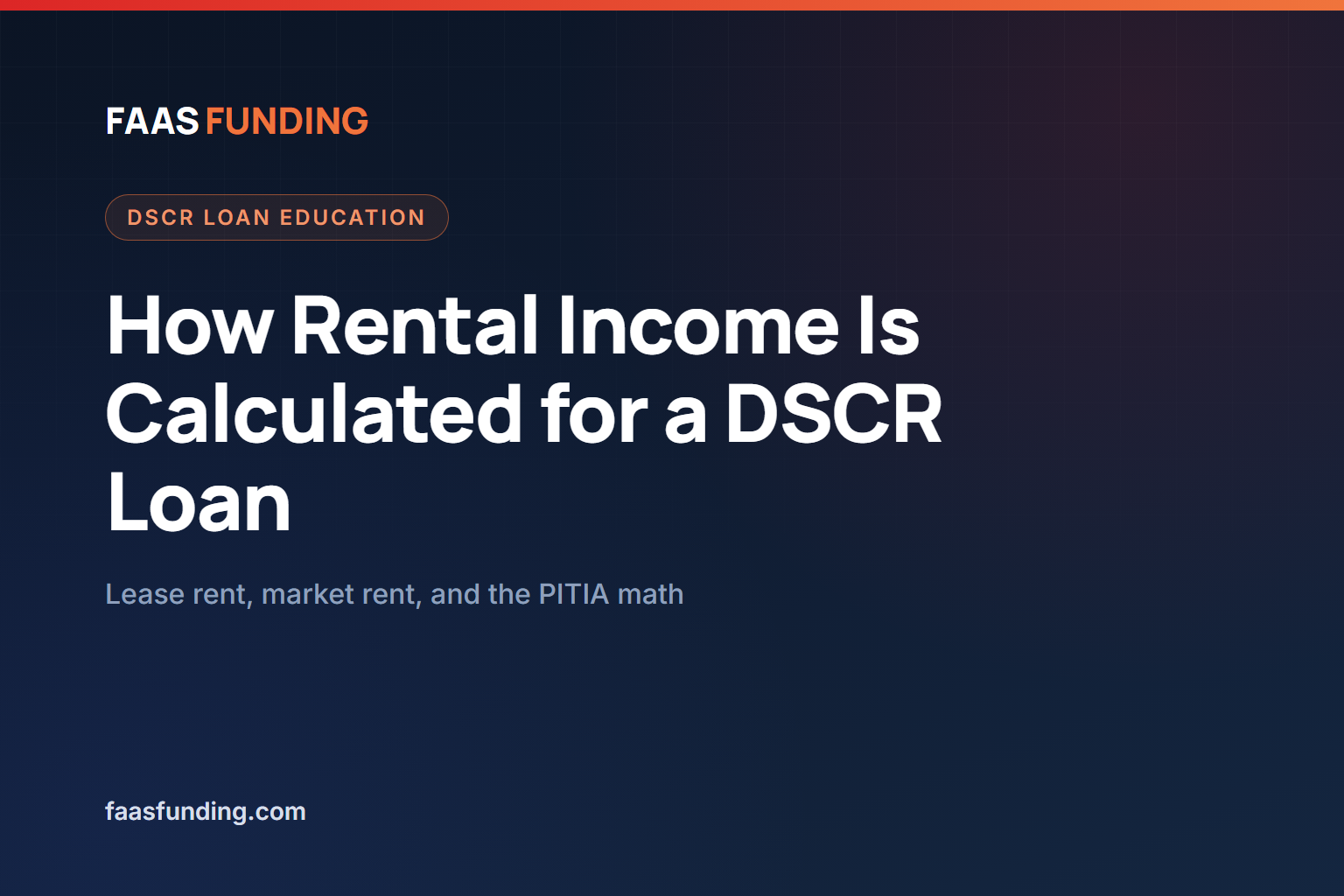 How Rental Income Is Calculated for a DSCR Loan
